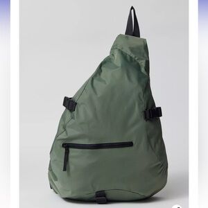 Urban Outfitters City Sling Bag | Moss Green Crossbody | Adjustable | NWT